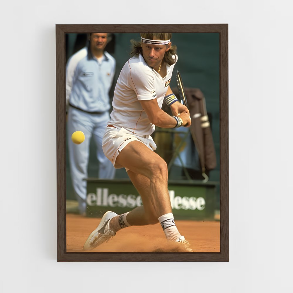 Poster Bjorn borg contrastées – affiche Tennis (vue 5)